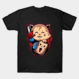 Chainsaw Cat T-Shirt